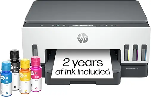 HP Smart Tank 7001 Wireless Supertank